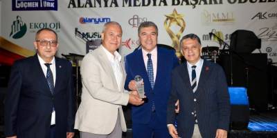 Alanya’da gazetecilik emeğine ödül