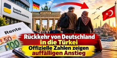 Rentner zieht es von Deutschland in die Türkei: Offizielle Zahlen zeigen auffälligen Anstieg