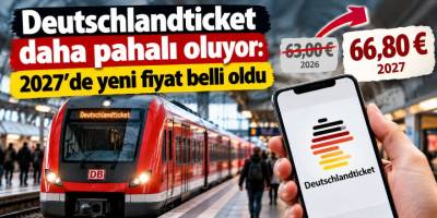 Deutschlandticket’e yeni zam: 2027 fiyatı belli oldu