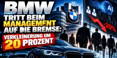BMW tritt beim Management auf die Bremse: Verkleinerung um 20 Prozent