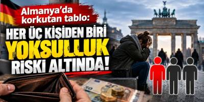Almanya'da yoksulluk alarmı: Her üç kişiden biri bu tehlikeyle karşı karşıya!