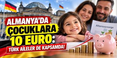 Almanya'da çocuklara 10 Euro: Türk aileler de kapsamda!