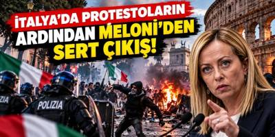 İtalya’da protestoların ardından Meloni’den sert çıkış!