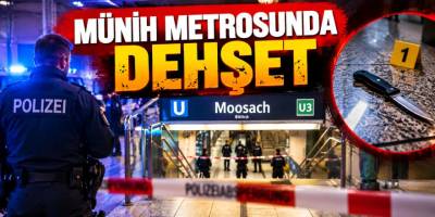 Münih metrosunda dehşet: Kadın ağır yaralandı