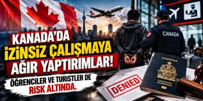 Kanada'da İzinsiz Çalışmaya Ağır Yaptırımlar! Öğrenciler ve turistler de risk altında.