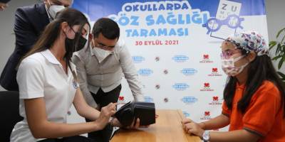 25 bin öğrenciye göz taraması