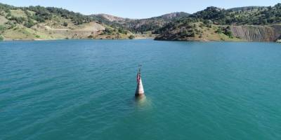 Suya gömülen köy gün yüzüne çıktı