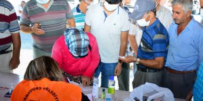 384 üreticiye 93 km’lik sulama borusu desteği