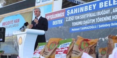 Gaziantep’te Çiftçiye Büyük Destek