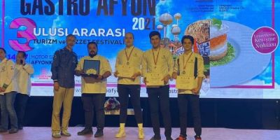 Gastronomi öğrencileri dereceyle döndü