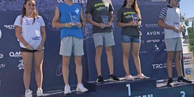 Genç yüzücüden çifte madalya