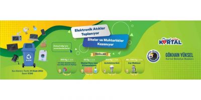 Kartal’da elektronik atıklar toplanıyor, siteler ve muhtarlıklar kazanıyor