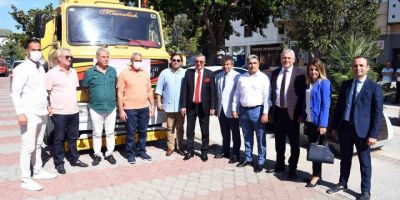 KETOB’dan Kemer Belediyesine arazöz bağışı