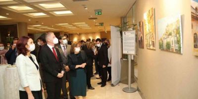 Sloven sanatçılar Gaziantep’i resmetti