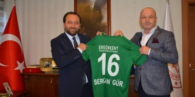 Bursaspor’dan İl Milli Eğitim Müdürü Serkan Gür’e ziyaret