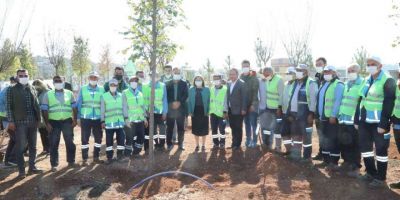 Gazaintep’te 27 milyon fidan hedefi için ağaç dikim başladı