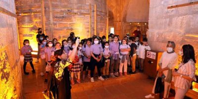 Alanyalı çocuklar, ‘Yaman ve Bal’ ile Kızılkule’yi keşfetti