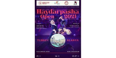Uluslararası Dans Yarışması Haydarpasha Open 2021, Alanya’da yapılacak