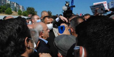 Kılıçdaroğlu’nun programı öncesi kentsel dönüşüm eylemi