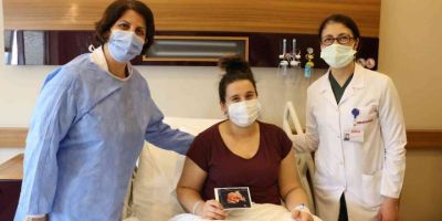 Hamile kadın korona virüsü atlattı