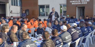 Başkan Özkan mesai arkadaşlarıyla buluştu