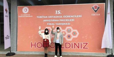 TÜBİTAK 2204-B Ortaokul Öğrencileri Araştırma Projeleri Final Yarışması’nda 2 derece