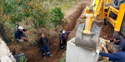İbradı’da yağmur suyu çalışması