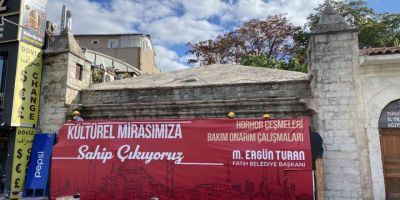 Fatih’te Osmanlı mirası 135 çeşme yeniden hayat buluyor