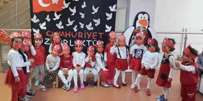 Çocuklar Cumhuriyet coşkusunu yaşadı
