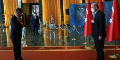 Cumhurbaşkanı Erdoğan bayram tebriklerini kabul etti