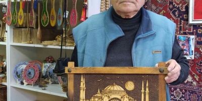 Ayasofya’yı sanata dönüştürdü