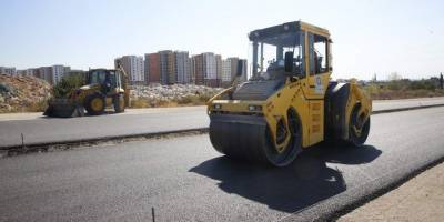 Kepez-Santral yolları asfaltlanıyor