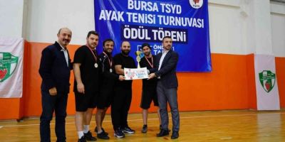 Kestel Belediyesi TSYD Ayak Tenisi Kupası’nda şampiyon belli oldu