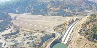 Adıyaman Çetintepe Barajı’nın gövde dolgusu tamamlandı