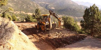 Elmalı’da yayla yolu yenileme çalışmaları