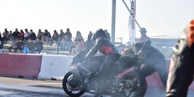 Kepez’de motodrag heyecanı