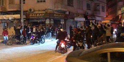 Hatay’da fenerbahçe taraftarları konvoy oluşturdu