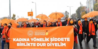 Kahramanmaraş’ta "kadına Şiddete Hayır" Yürüyüşü
