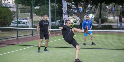 Öğretmenler Günü Ayak Tenis Turnuvası sona erdi