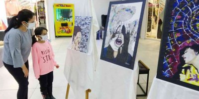 Kadına şiddete tuvalden ’hayır’ dediler