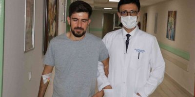 Böbreğinden 3 santimlik tümör çıkarıldı