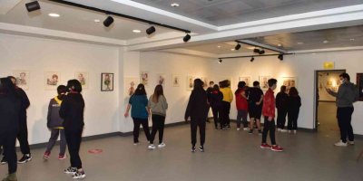 ‘Yüzler ve İzler’ karikatür sergisi büyük ilgi gördü