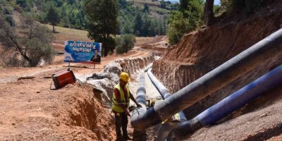 MESKİ Tarsus’taki içme suyu çalışmalarını sürdürüyor