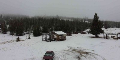 Mersin’e mevsimin ilk karı lapa lapa yağdı