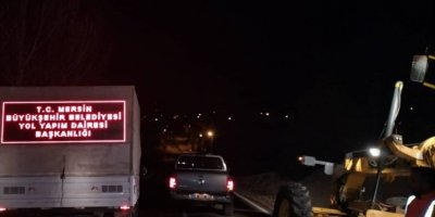 Mersin’in yüksek kesimlerinde kar yağışı etkili oldu