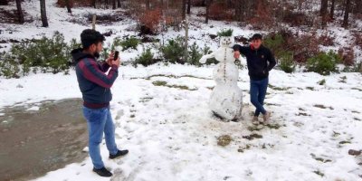 Osmaniye’de yüksek kesimler beyaza büründü