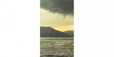 Antalya’da denizde çıkan hortumlar korkuttu