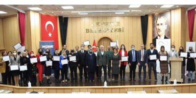 Akdeniz Belediyesinin proje danışmanlığını eğitimi tamamlandı