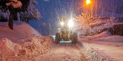 Kahramanmaraş’ta kar kalınlığı 1 metreye ulaştı