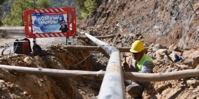 Anamur’da Sarıağaç Mahallesi kesintisiz içme suyuna kavuşuyor